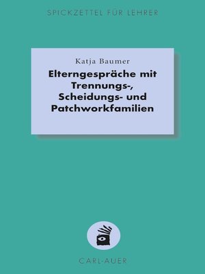 cover image of Elterngespräche mit Trennungs-, Scheidungs- und Patchworkfamilien